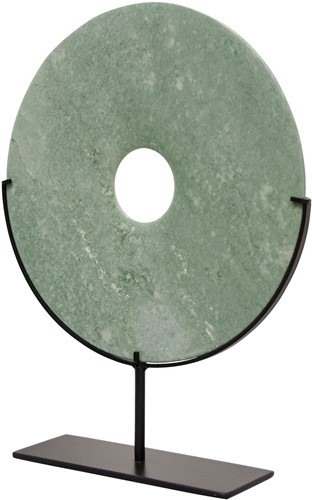 Figura/Escultura Yubi de Jade verde tallado (Large)