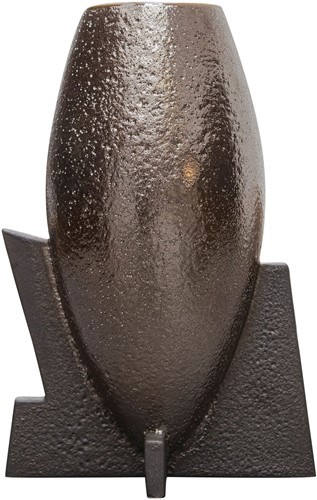 Jarrón de cerámica metalizada Rocket
