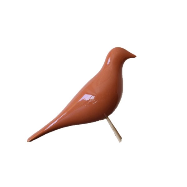 Pájaro de Cerámica Naranja